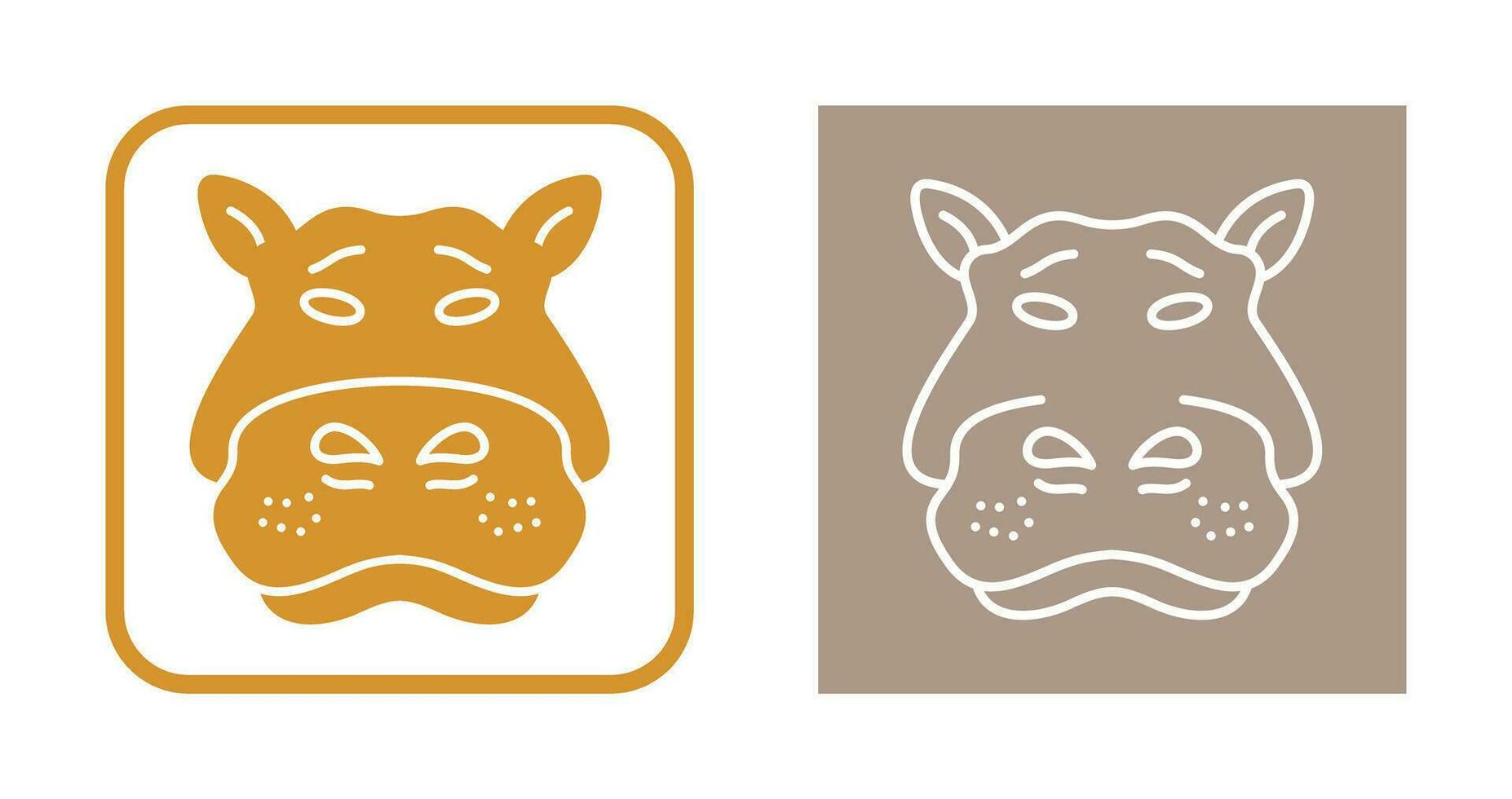 Hippo Vector Icon
