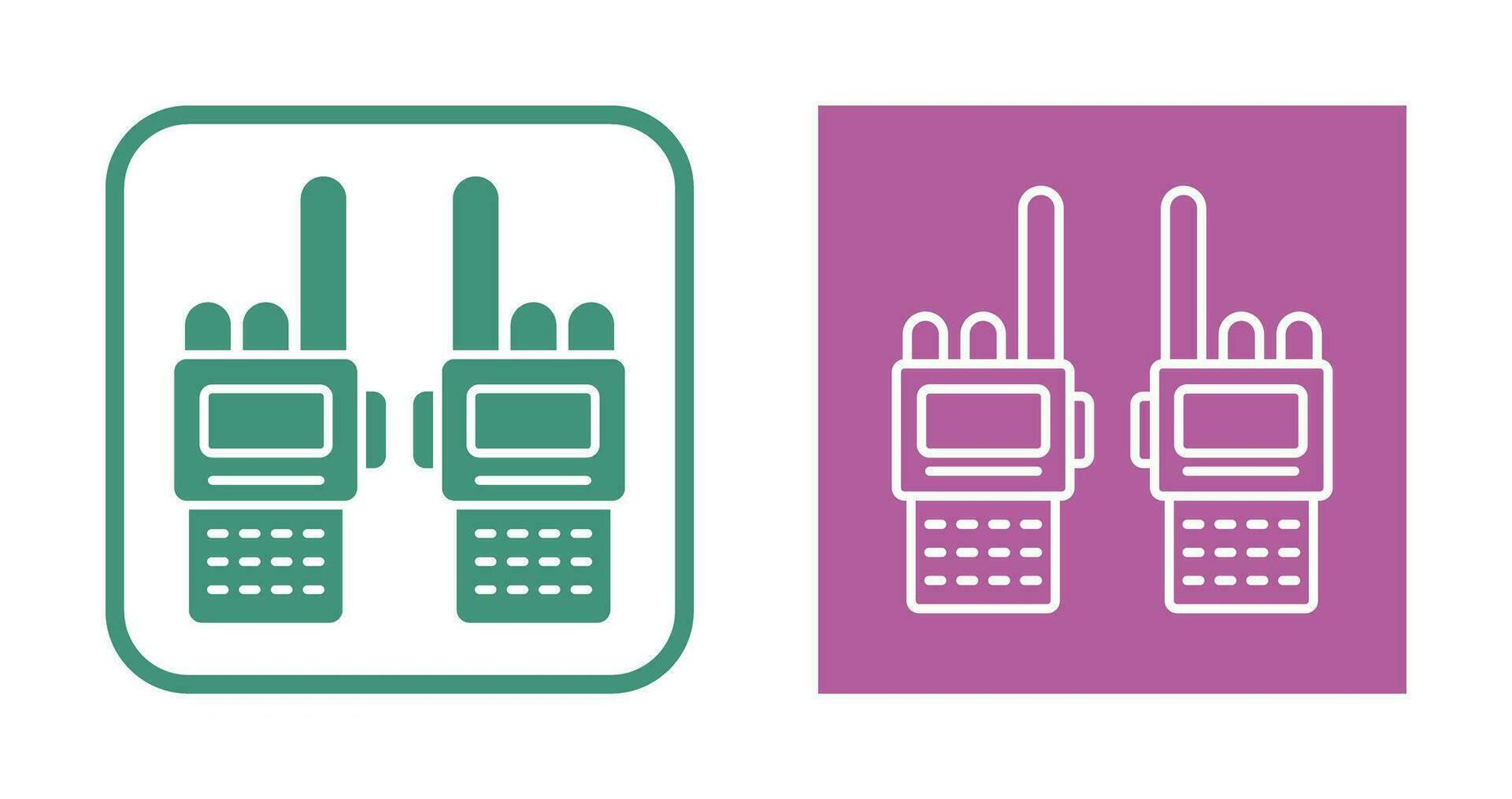 Walkie Talkie Vector Icon