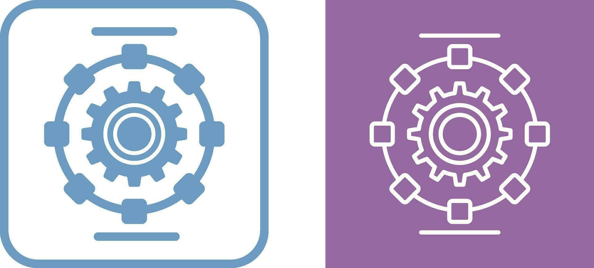 Automated Process Vector Icon
