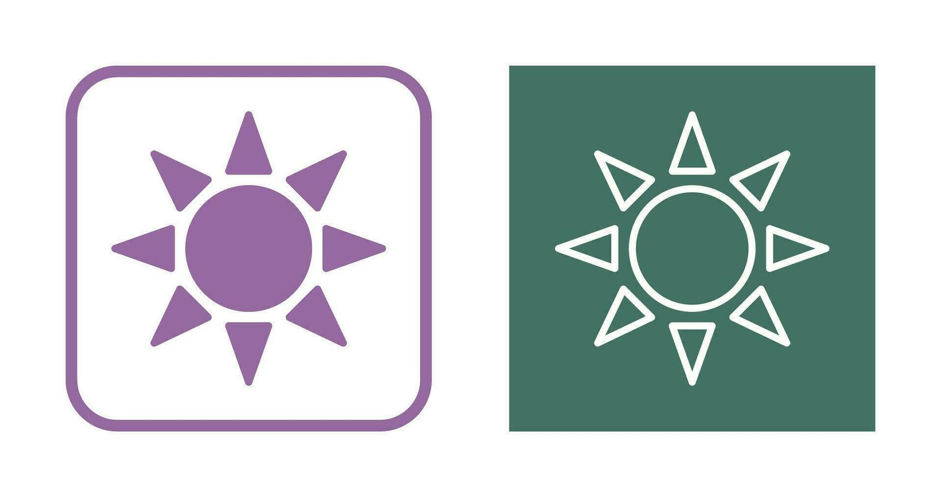 UV Radiation Vector Icon