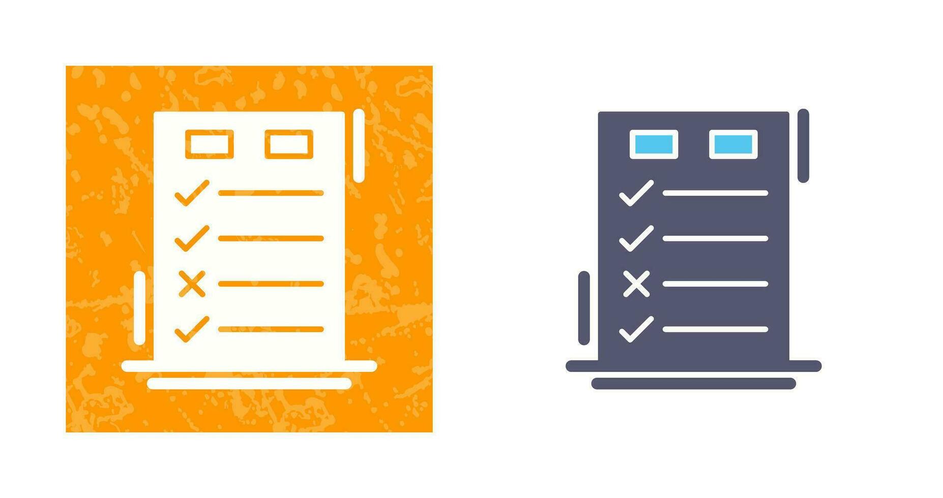 Today to Done CheckList Vector Icon