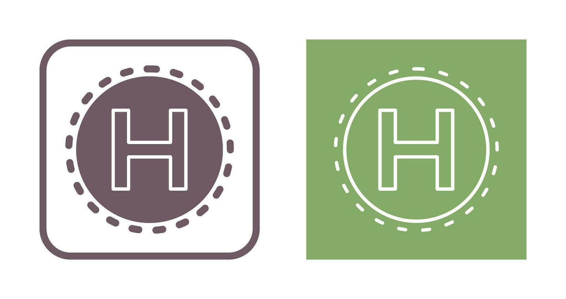 Helipad Vector Icon