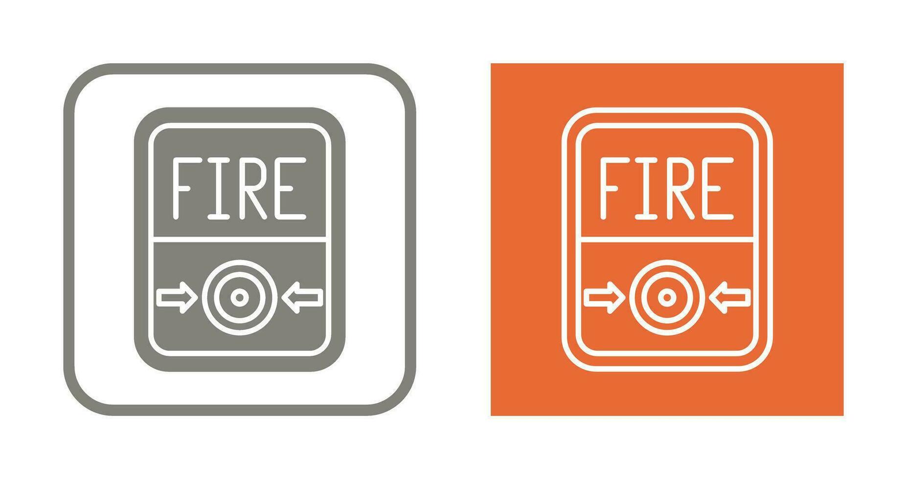 Fire Button Vector Icon