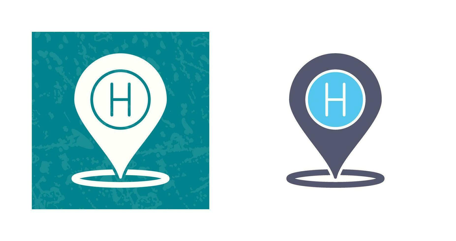 Hotel Location Vector Icon