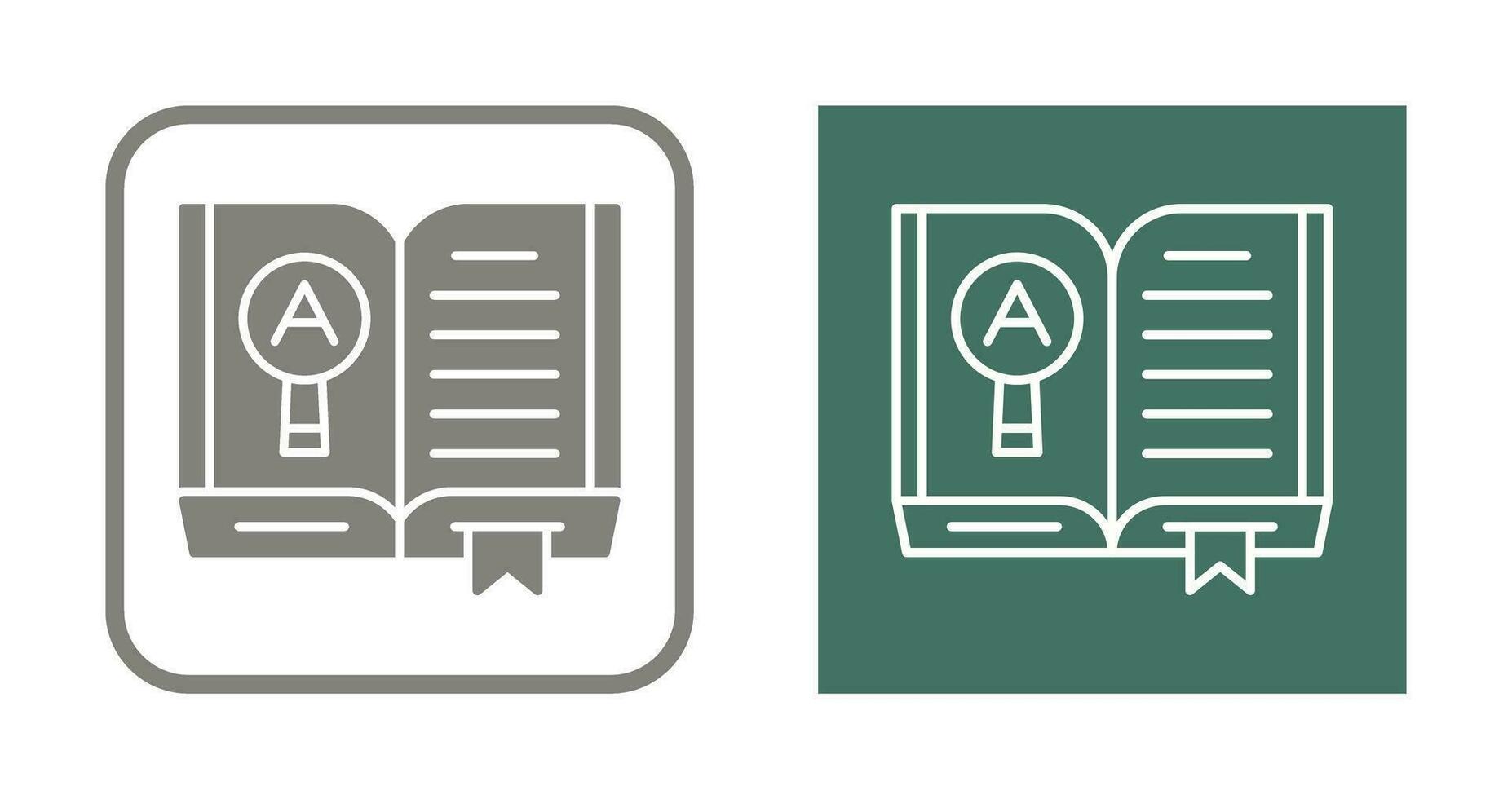 Open Book Vector Icon