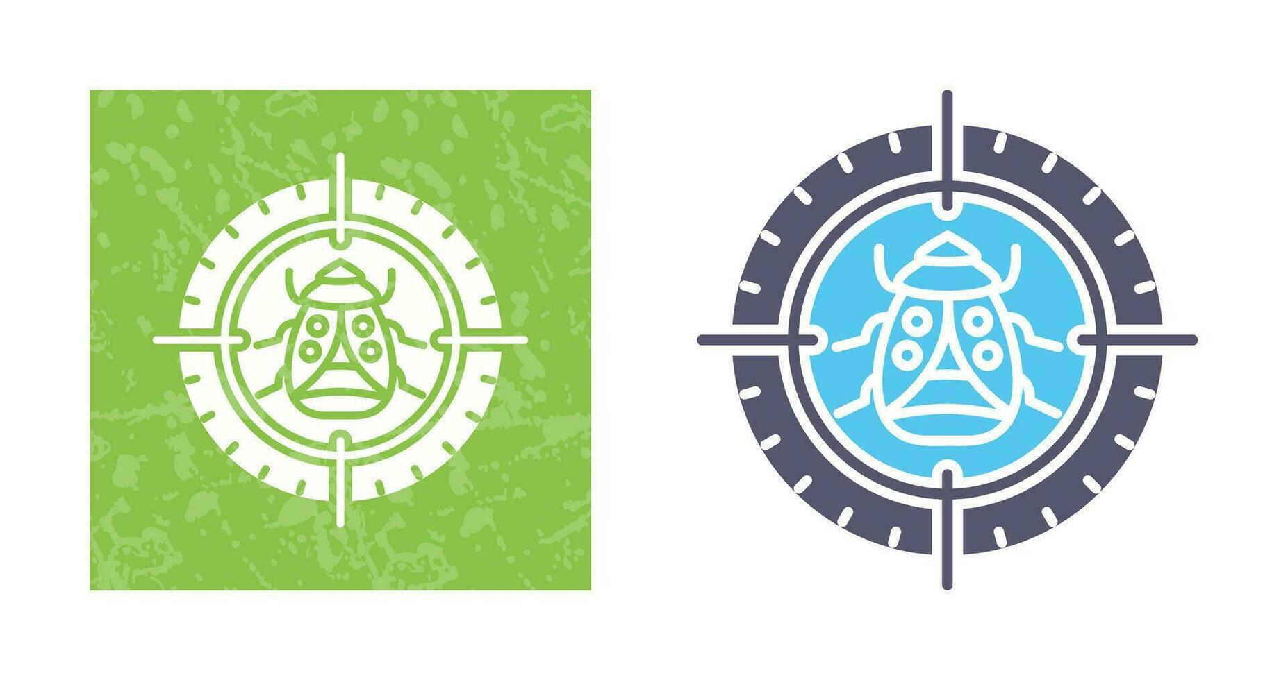 Bug Target Vector Icon