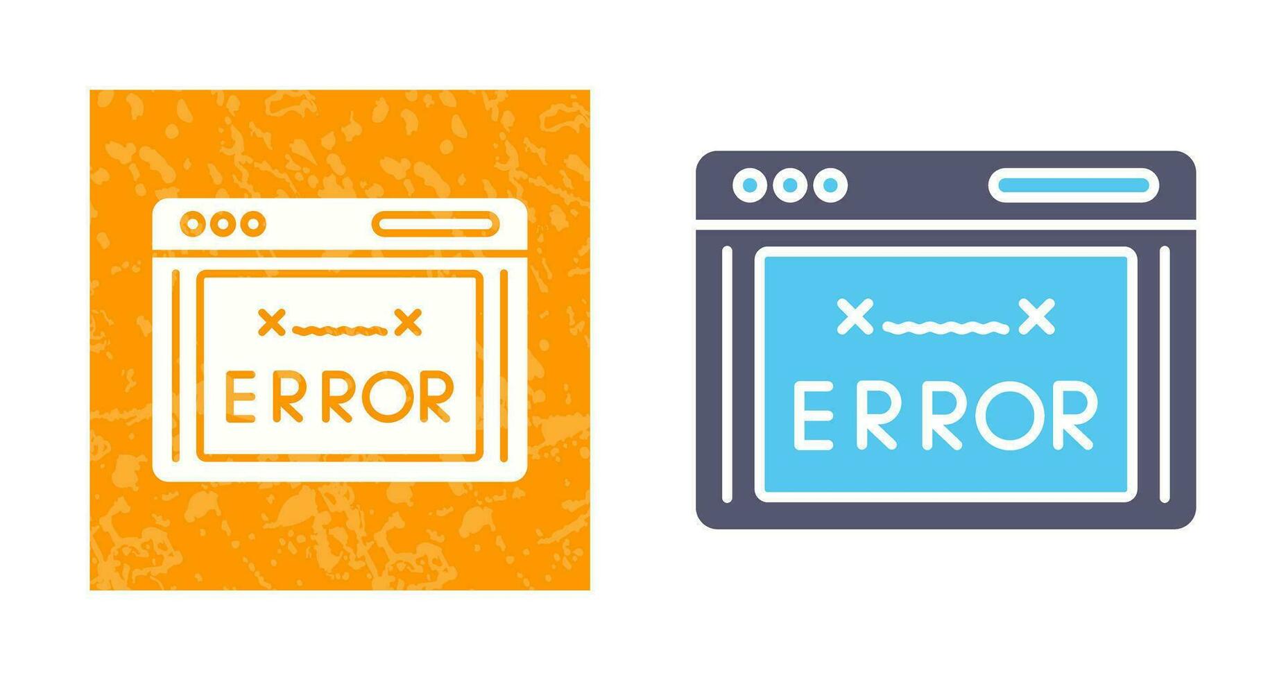 icono de vector de código de error