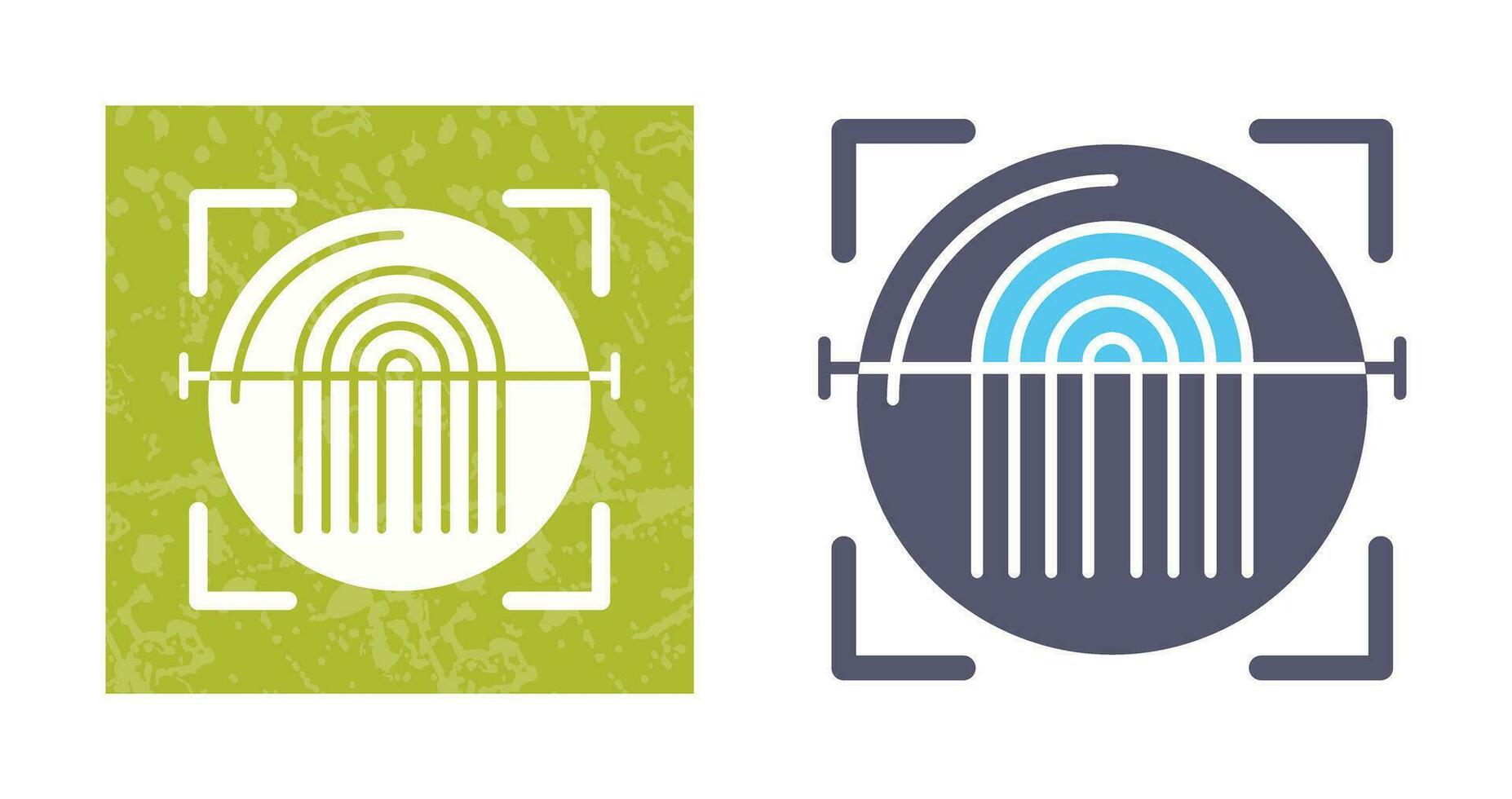 Fingerprint Scanner Vector Icon