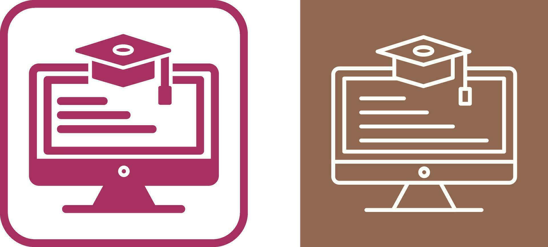 Online Learning Vector Icon