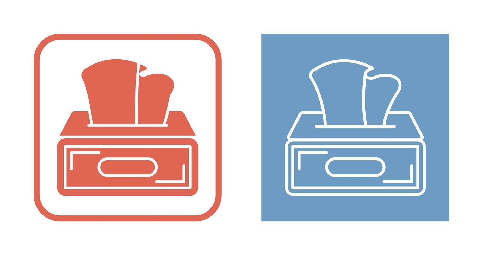 Tissue Box Vector Icon
