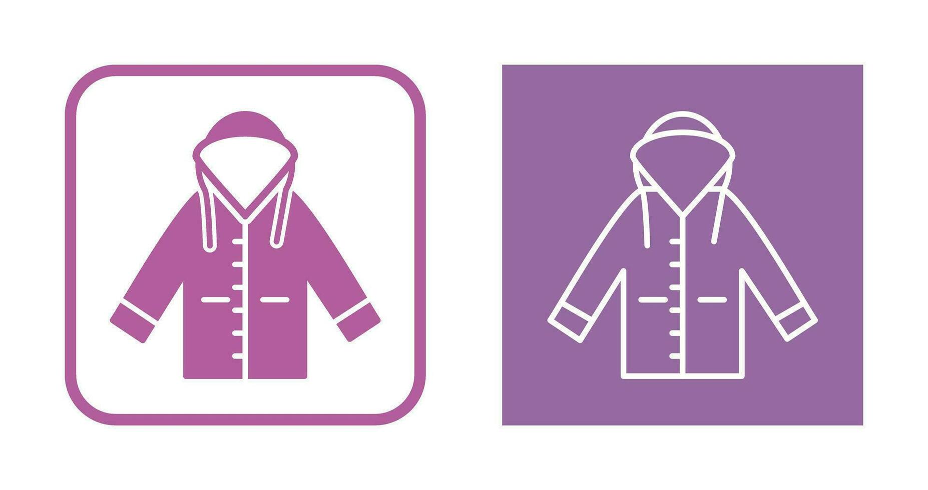 Raincoat Vector Icon