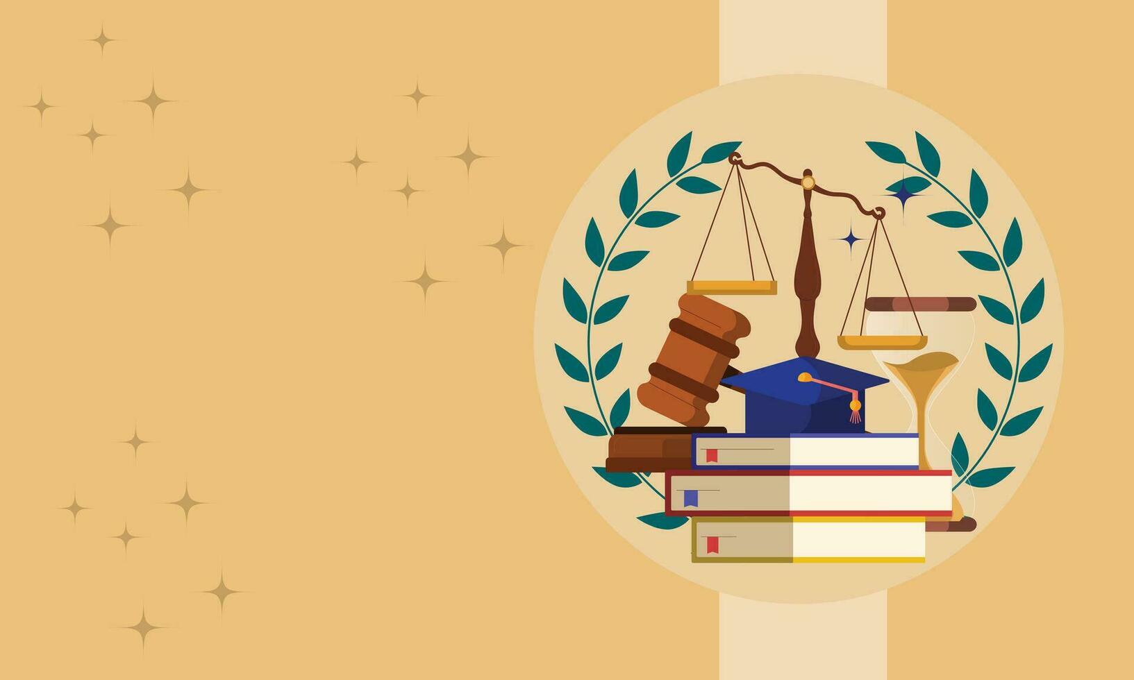 Attorney Law background vector