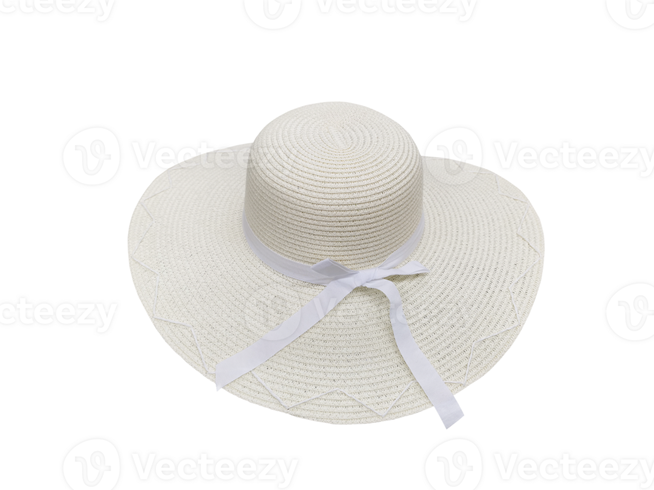 white beach straw hat PNG transparent