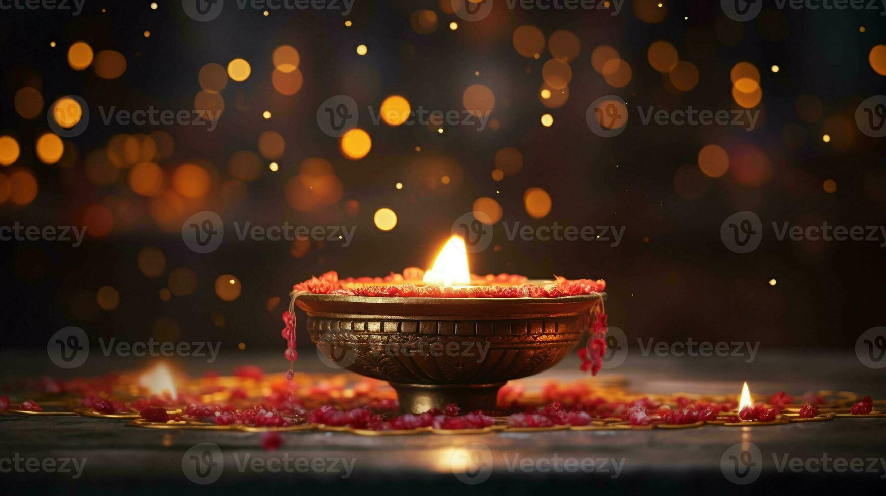 Dazzling Diwali Banner. Capturing the brilliance and beauty of the Festival of Lights photo