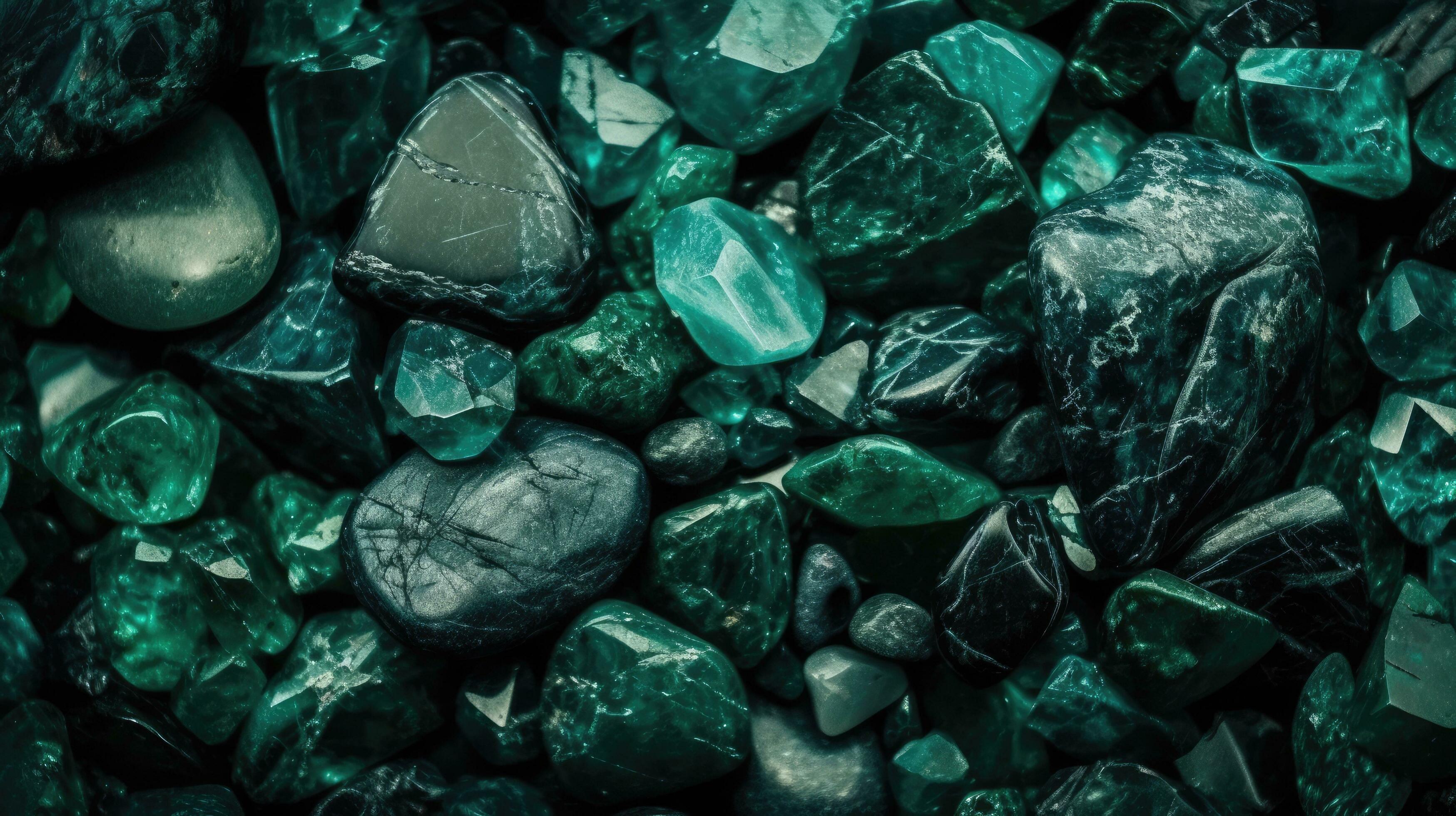 Lush Emerald Green Stone Texture Background for Design Projects