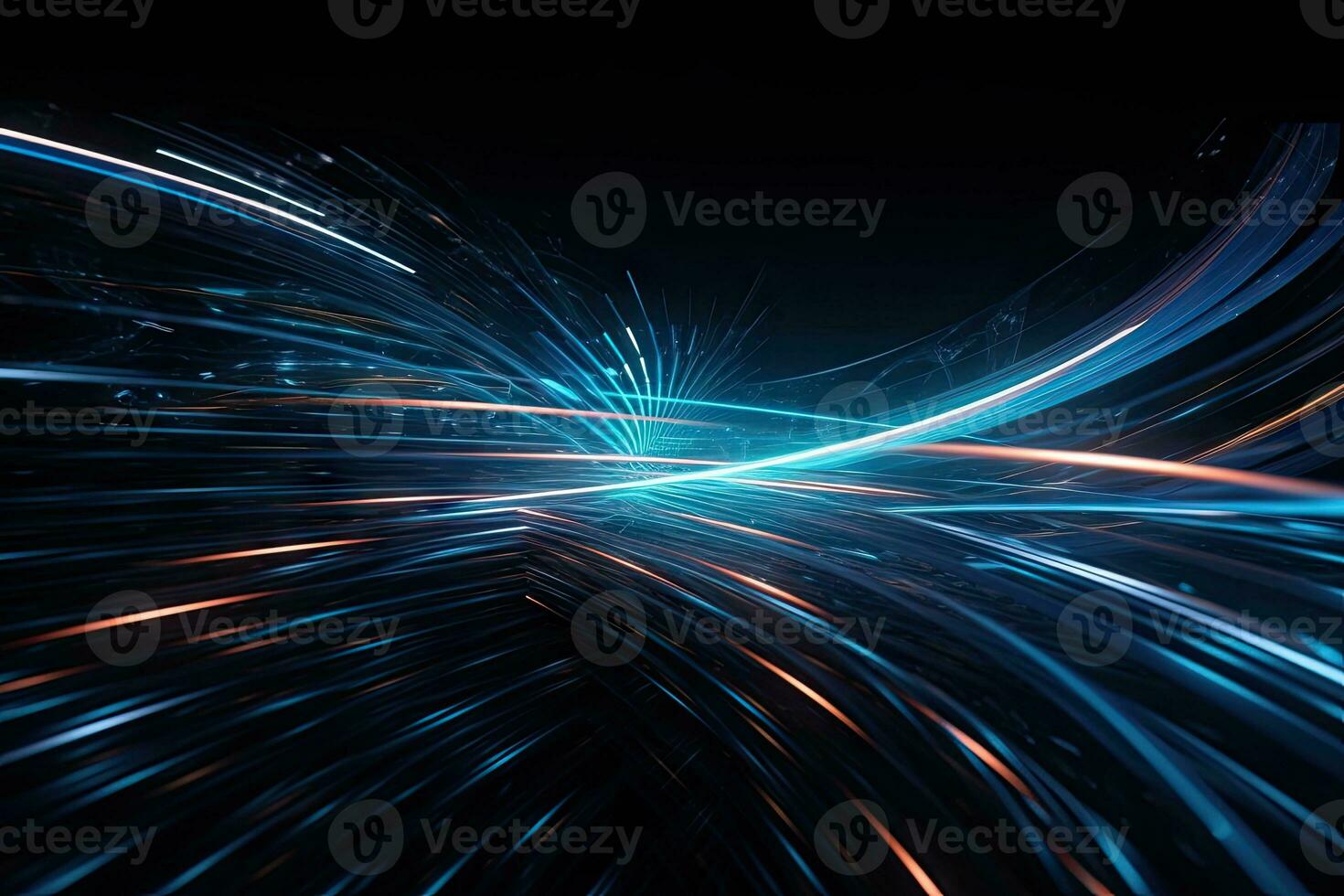 Blue Lines Abstract Background Design for Website Header photo