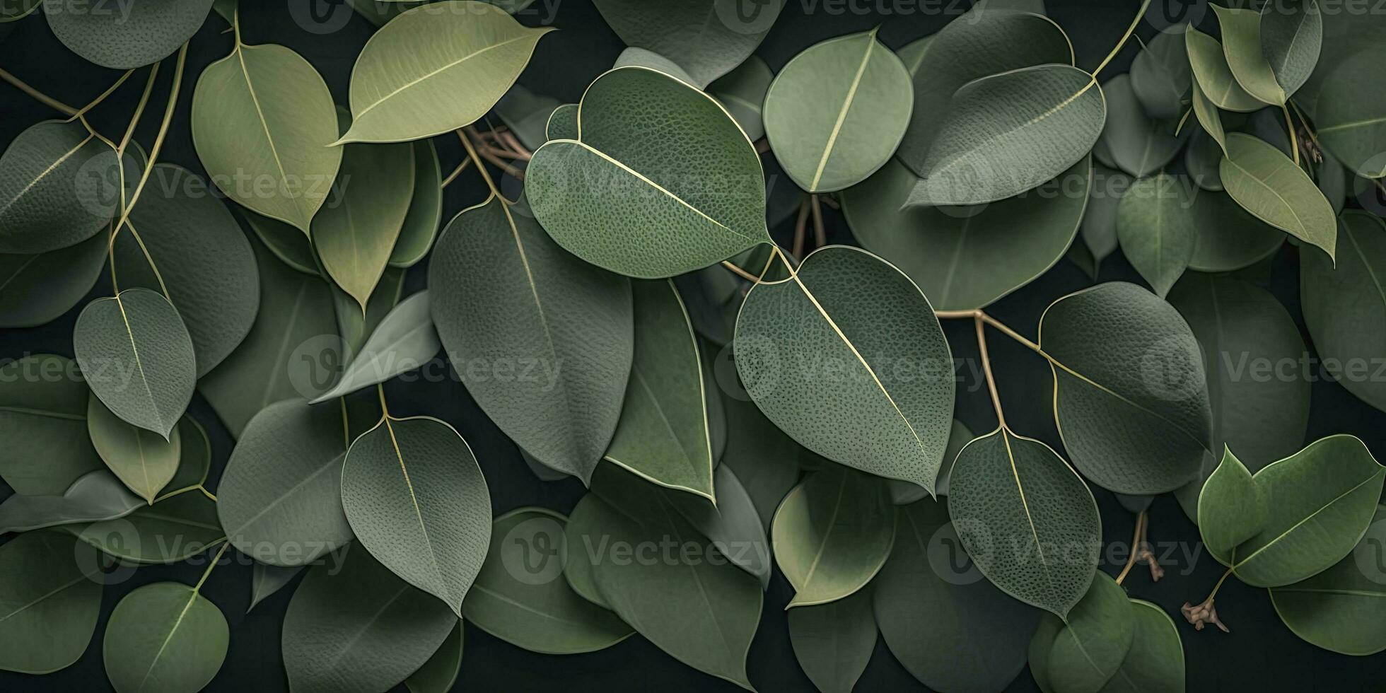 Green Eucalyptus Leaves Background Texture for NatureThemed Designs photo