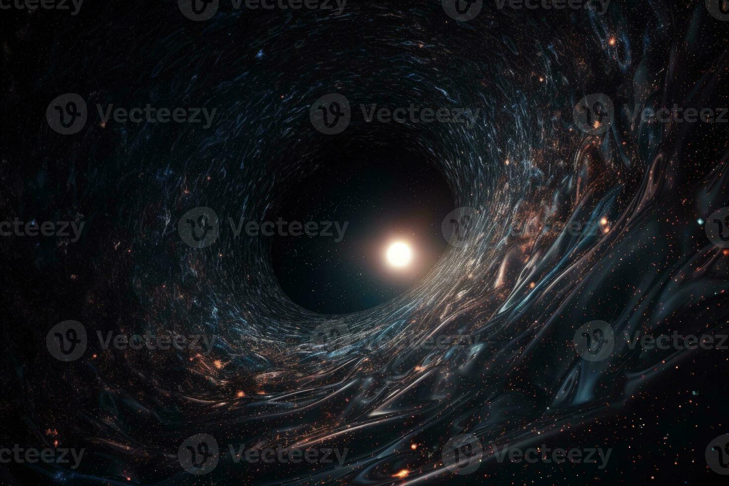 Exploring the Mysterious Depths of a Black Hole in the Cosmos photo
