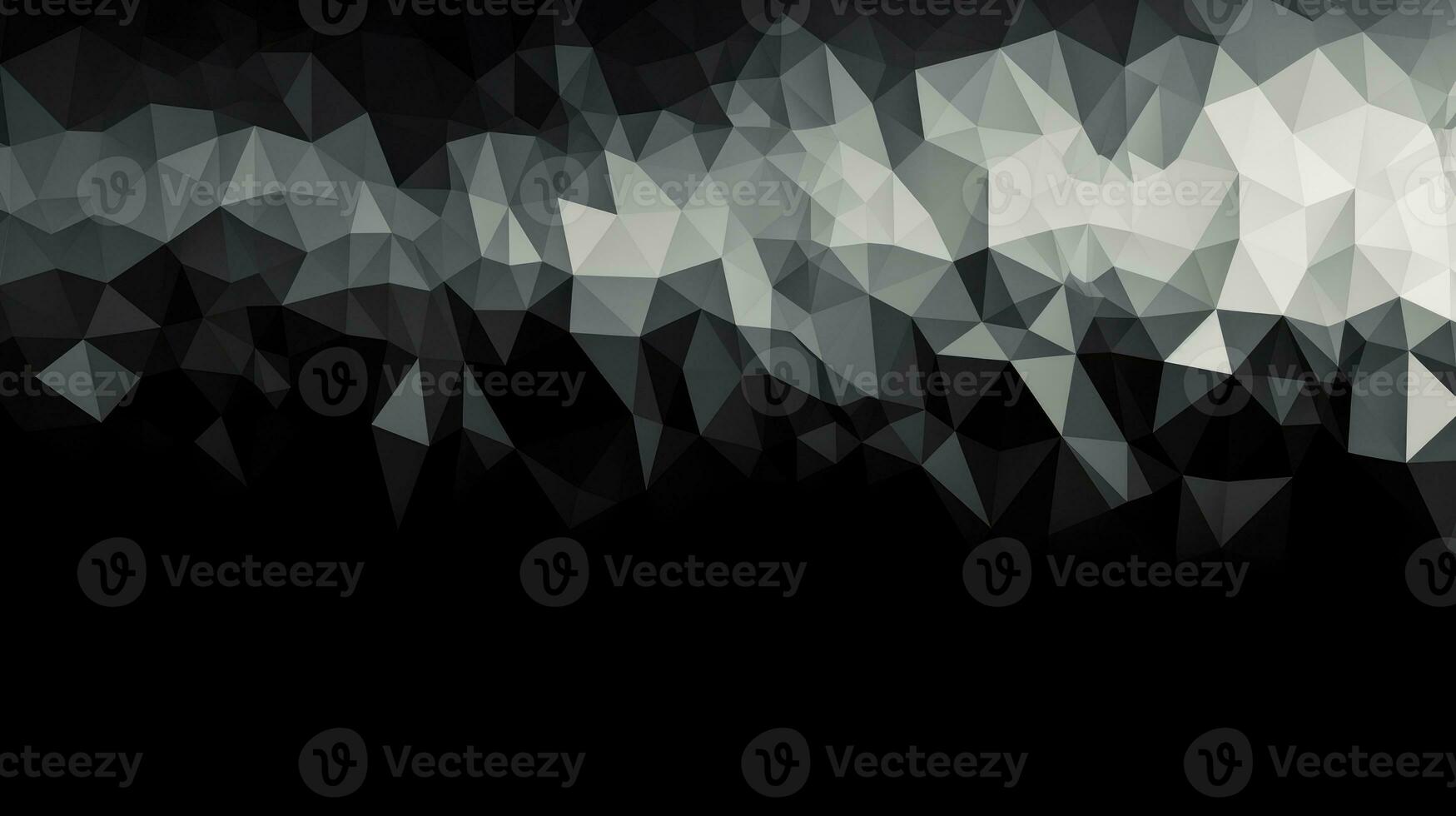 Minimalistic Low Polygon Background Design in Black and White Gradient photo