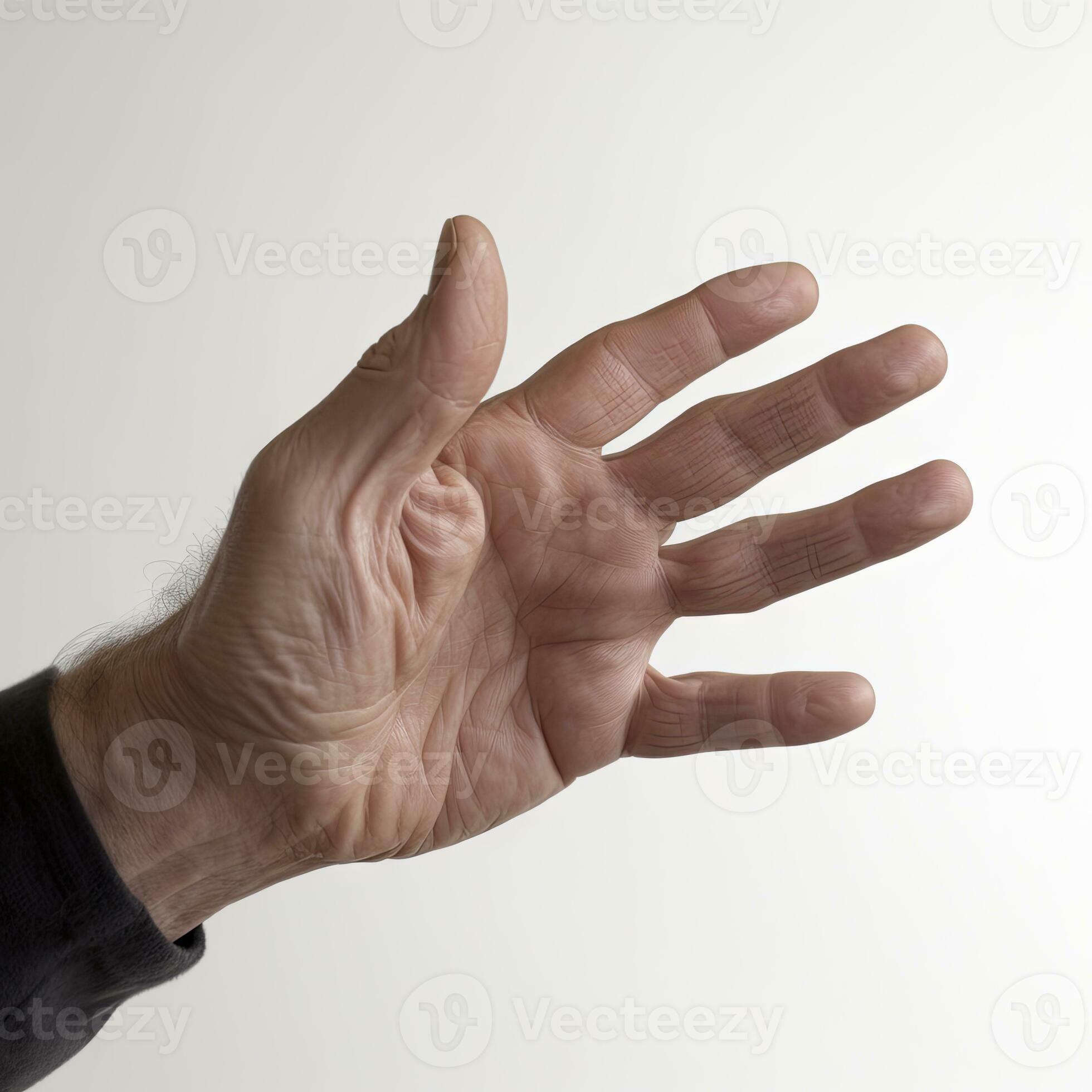 Inviting Gesture A Hand Demonstrating the Come Here Motion on ...