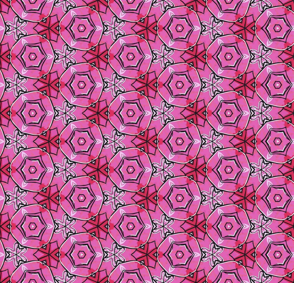 Multi color seamless abstract pattern. Background and backdrop. Multi Colored. Colorful ornamental design. Colored mosaic ornaments. Vector graphic illustration.