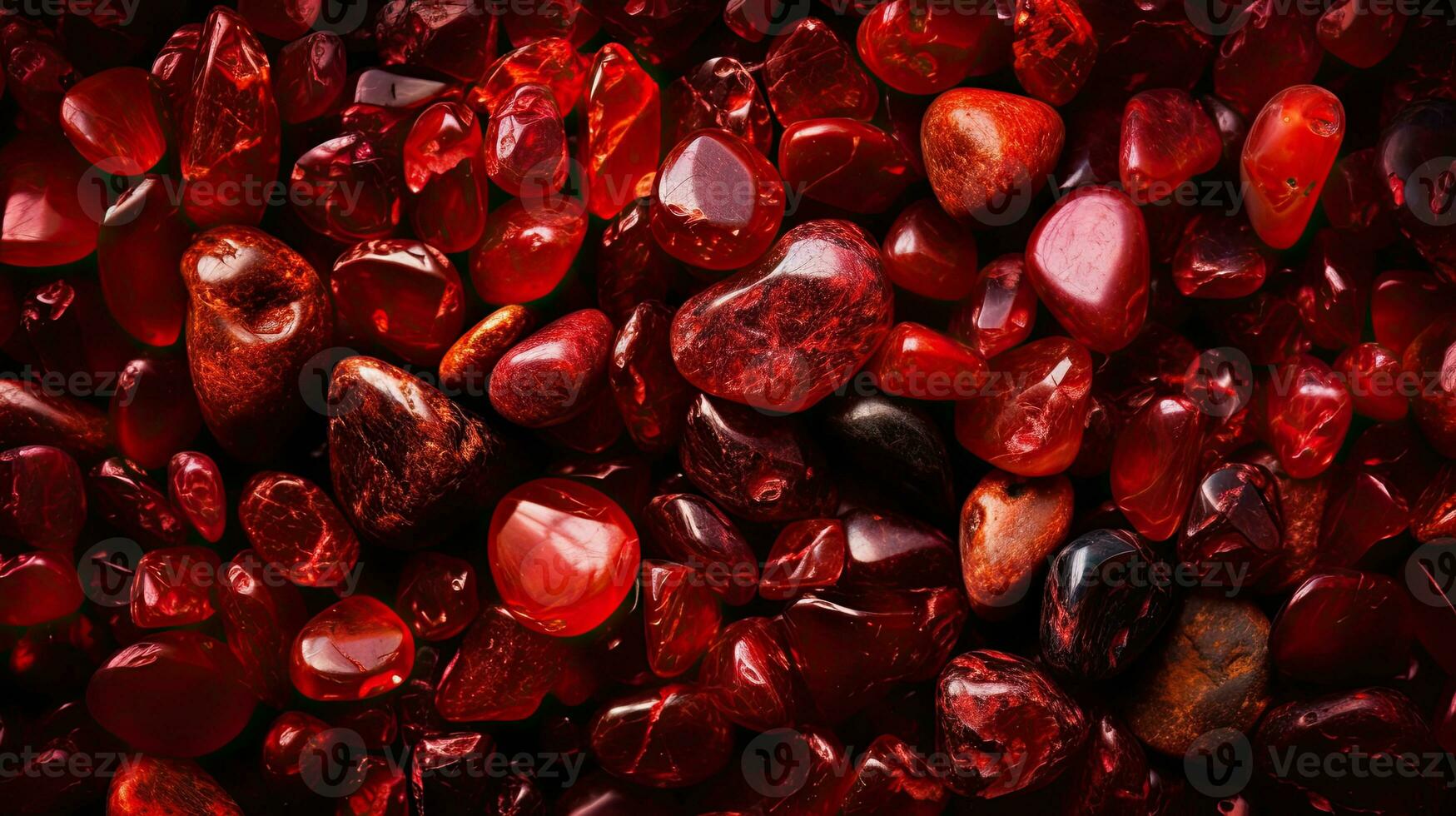 Ruby Red Stone Texture Background for Elegant Designs Generative AI photo