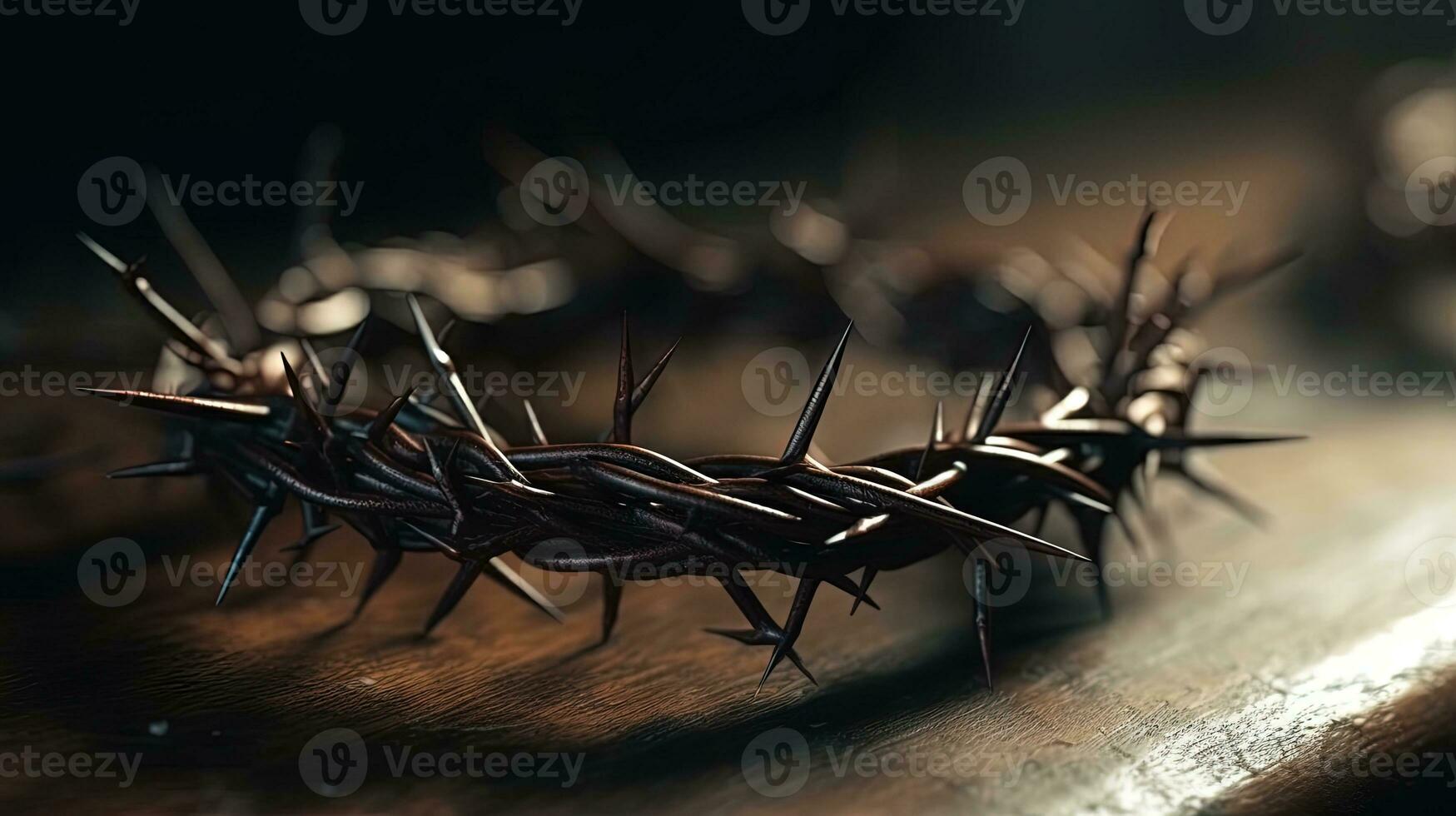 Symbolic Representation of Suffering and Resurrection during Lent photo