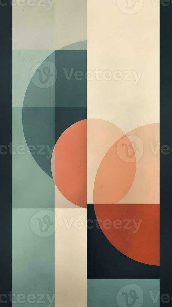 Minimalist Abstract Artwork with Clean Lines and Subtle Gradients AI Generated photo