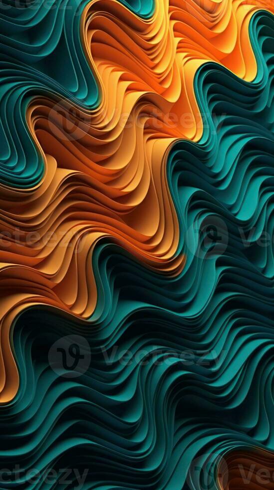 Dynamic Overlapping Lines and Curves Abstract Design Generative AI photo
