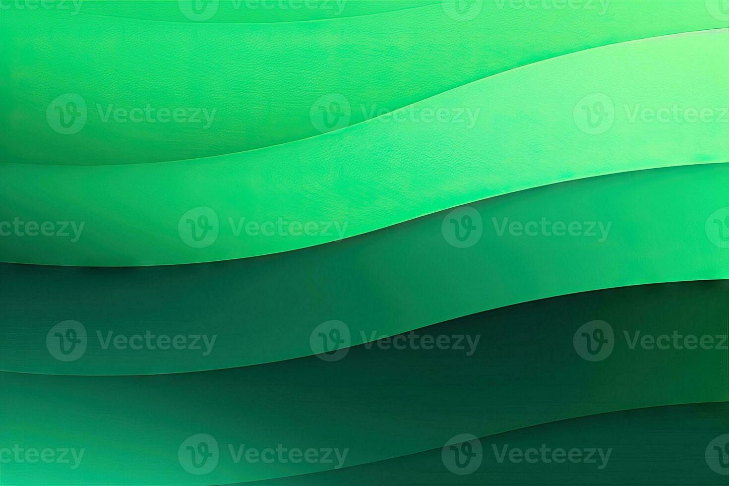 Contemplating Green Gradient Colors Background AI Generated photo