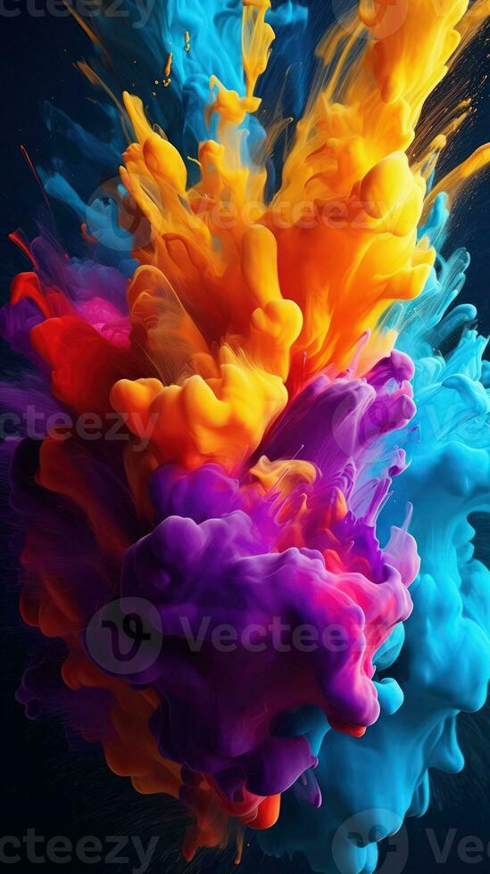 Black And White Color Splash Background
