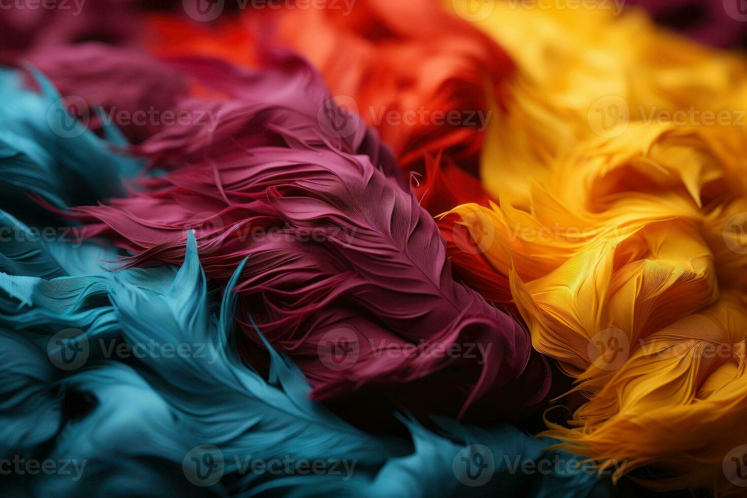 Abstract Geometric Pattern with Vibrant Colors AI Generated photo