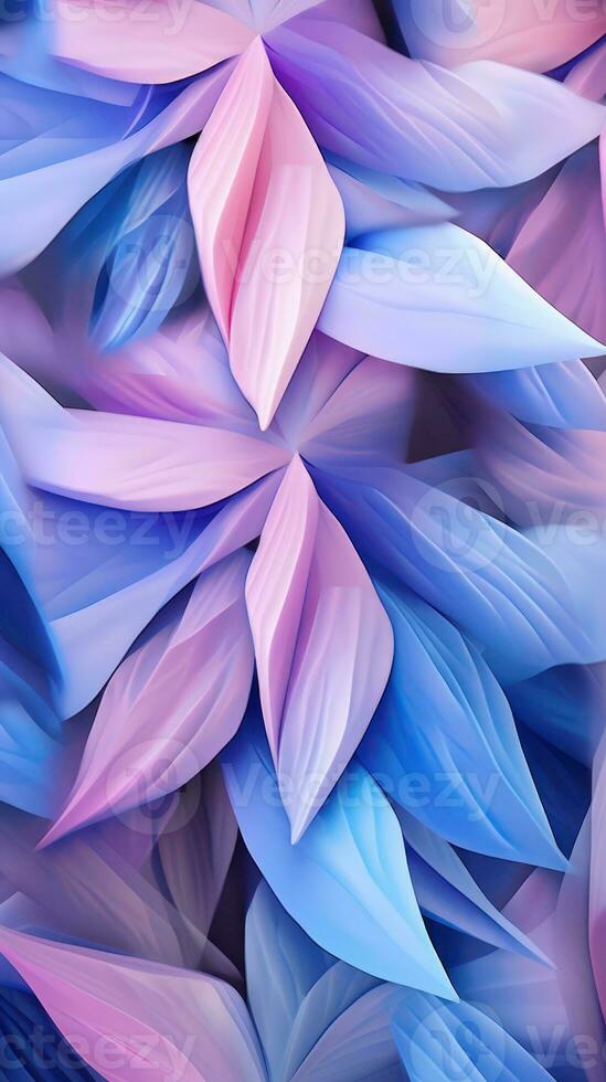 Abstract OrigamiInspired Design with Folded Shapes AI Generated photo