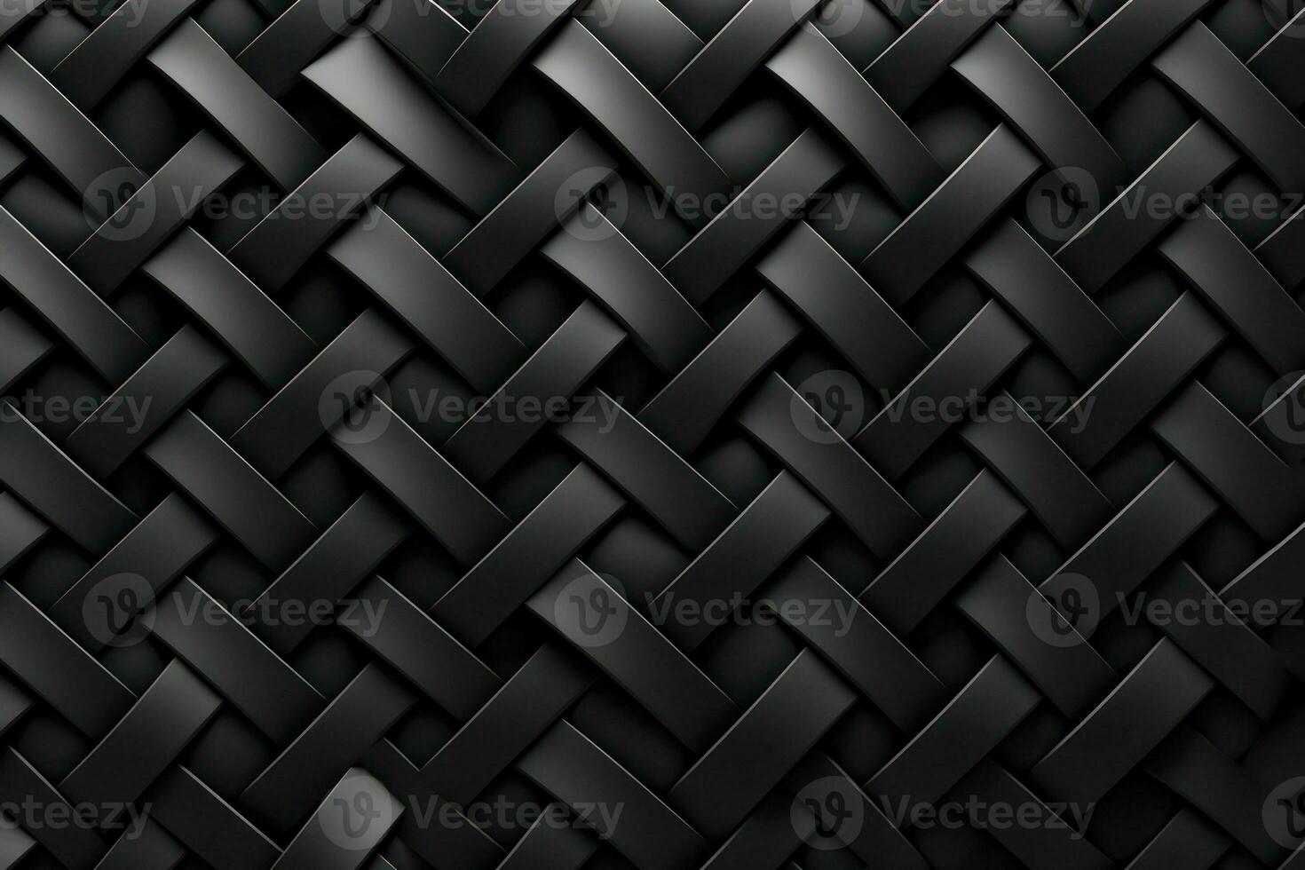 Intricate Geometric Texture in Solid Black Color photo