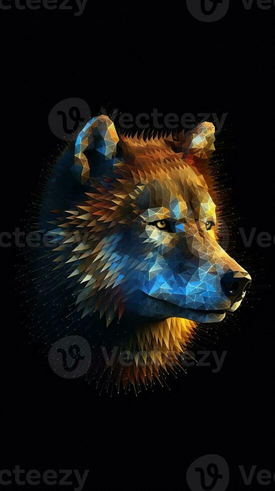 Pixelated Focus A Creative Take on Digital Art Generative AI photo