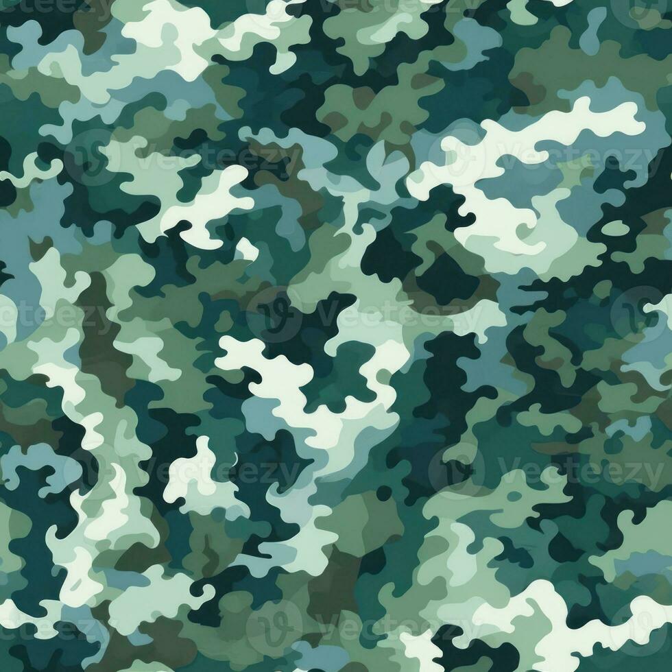 Military Water Camouflage Pattern for Design and Illustration AI Generated photo