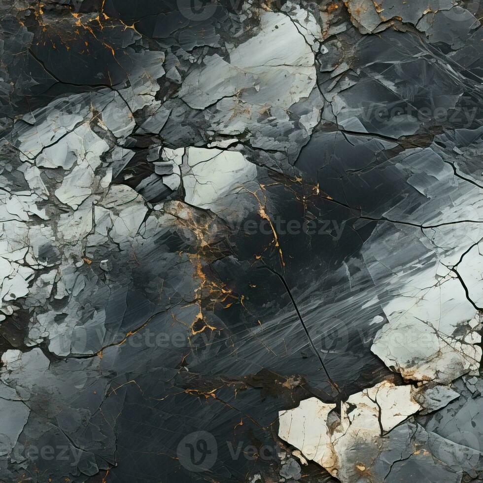 Grungy Marble and Gritty Seamless Pattern Texture AI Generated photo