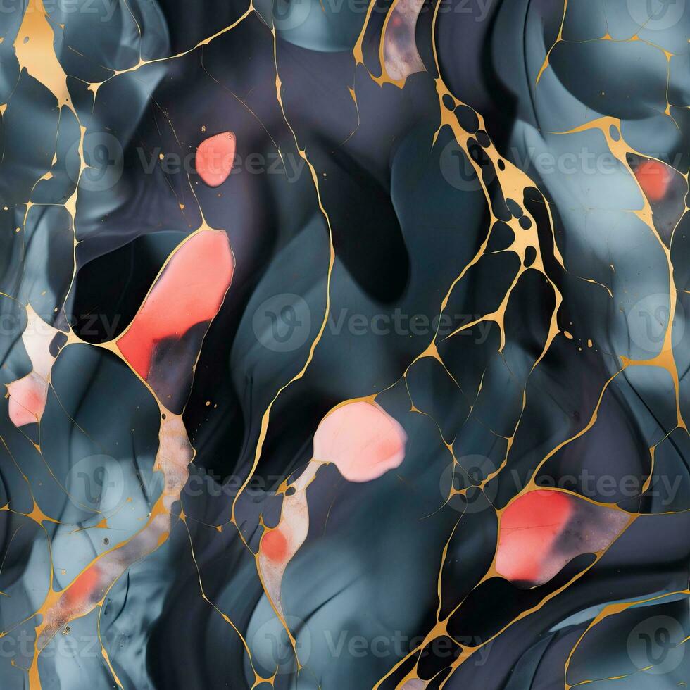 Bold Contemporary Leopard Spots Seamless Pattern AI Generated photo