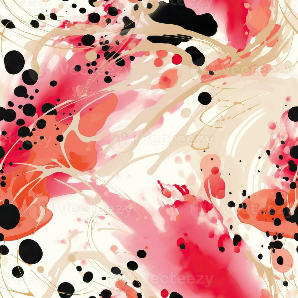 Bold Contemporary Leopard Spots with Marbled Texture AI Generated photo