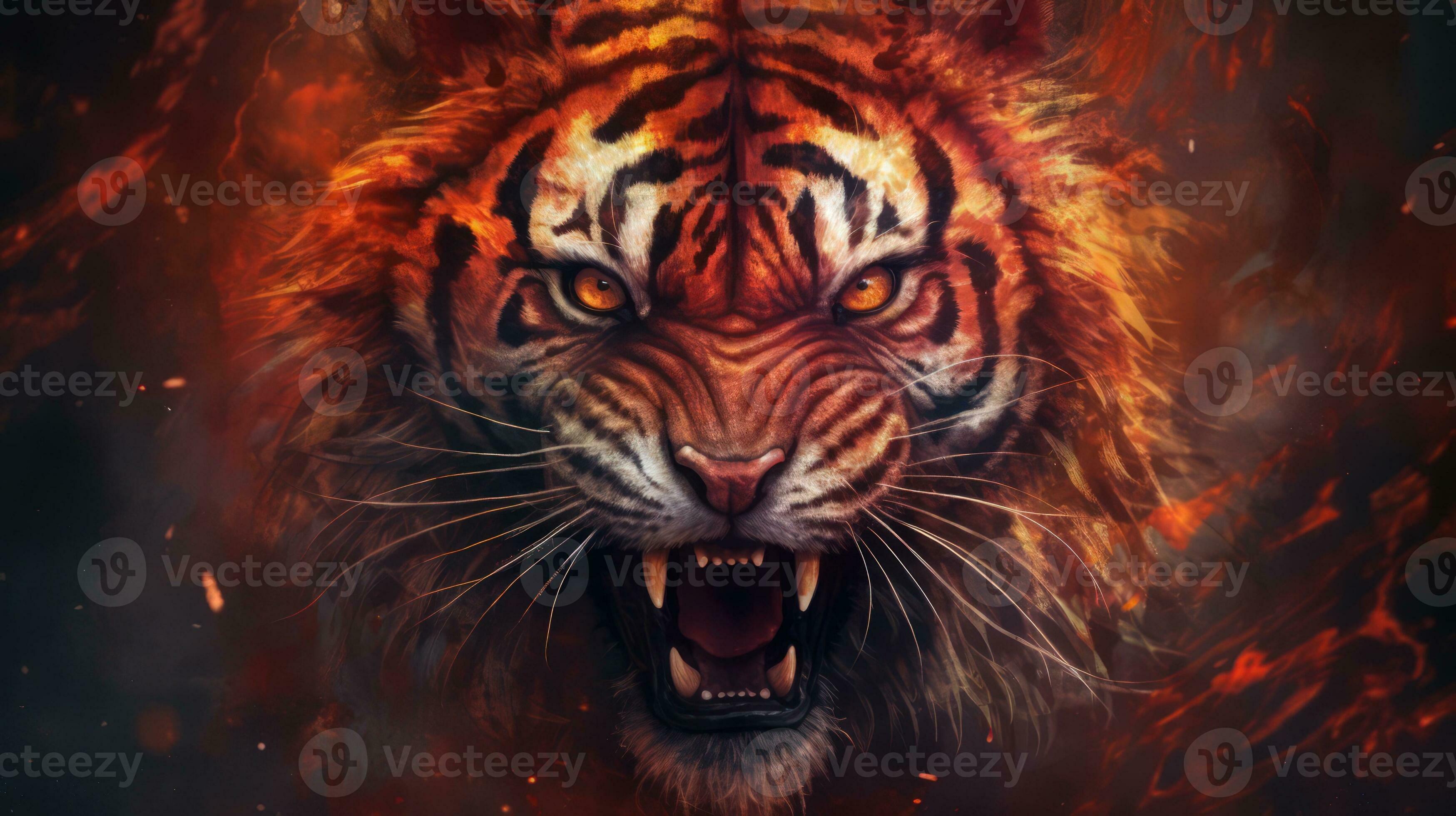 White tiger, 3d, animal, art, dust, explosion, face, tiger, white, HD phone  wallpaper