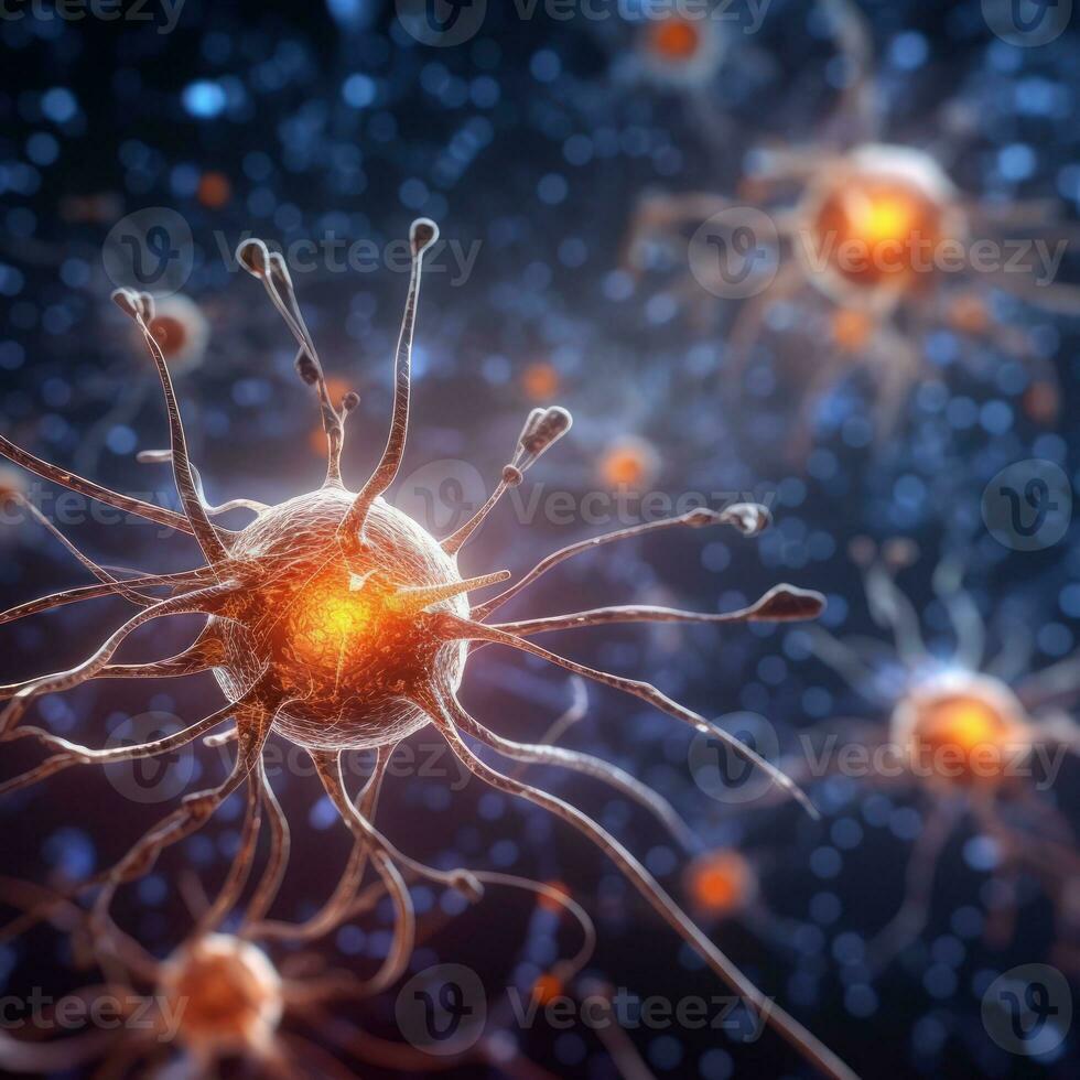 Exploring the Amygdala Closeup View of Neurons in the Brain Generative ...