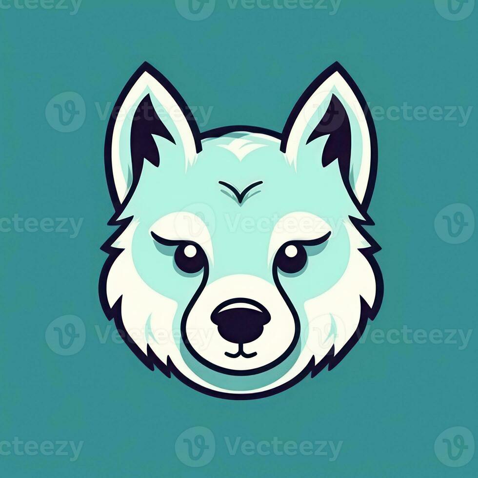 Simple and Cute Cartoon Outline Design on Clear Background Generative AI photo