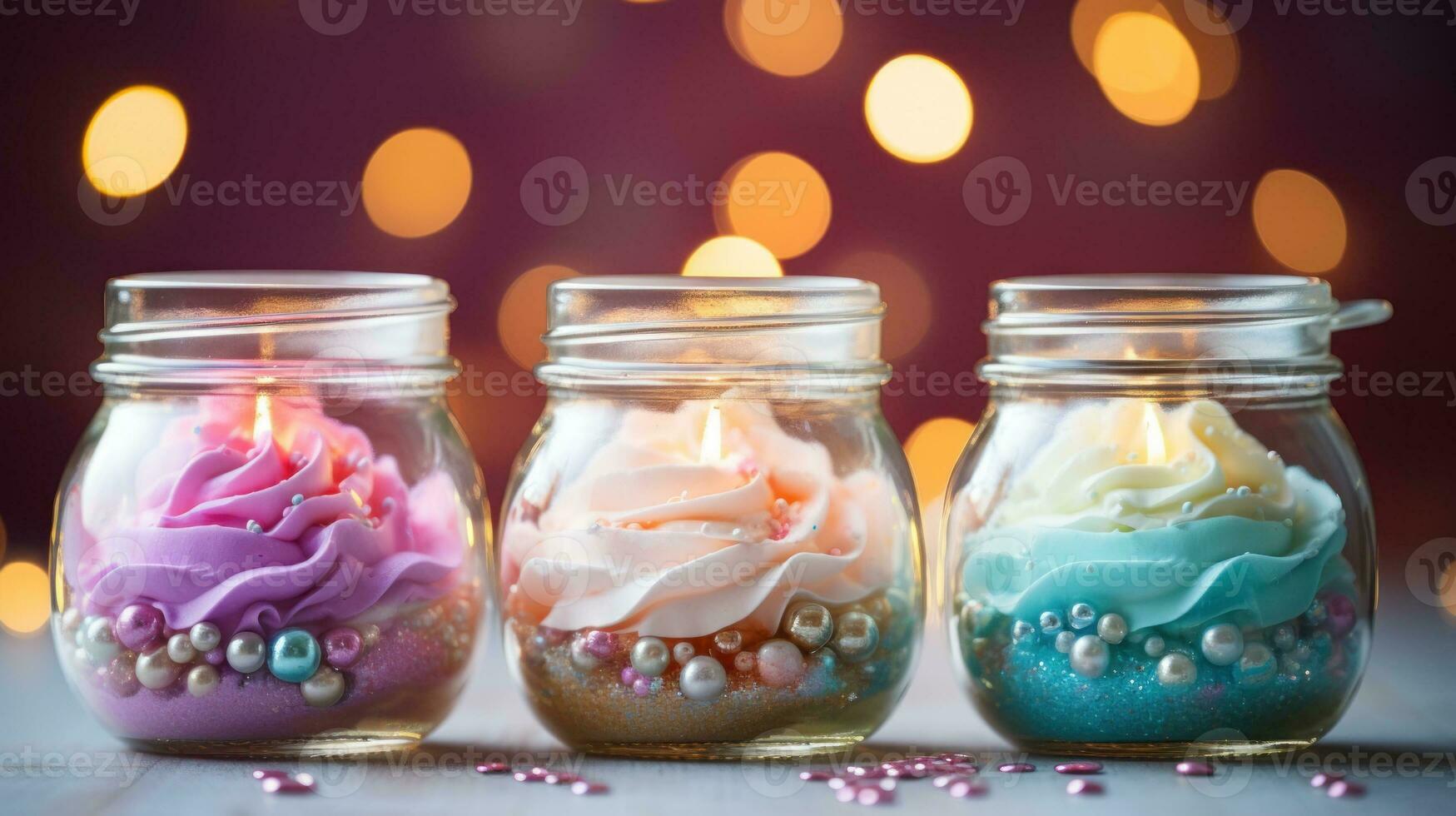Colorful Still Life with Copy Space for Birthday Photography AI Generated photo