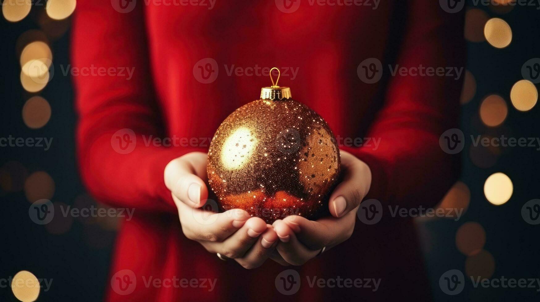 cinematográfico Navidad fotografía de un Navidad bau ai generado foto