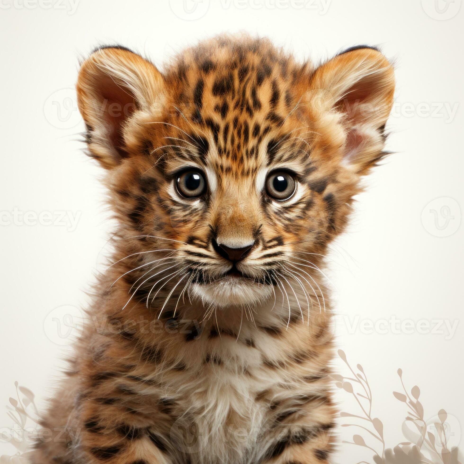 Cute Baby Leopard Nursery Wall Art AI Generated 29991901 Stock Photo at Vecteezy