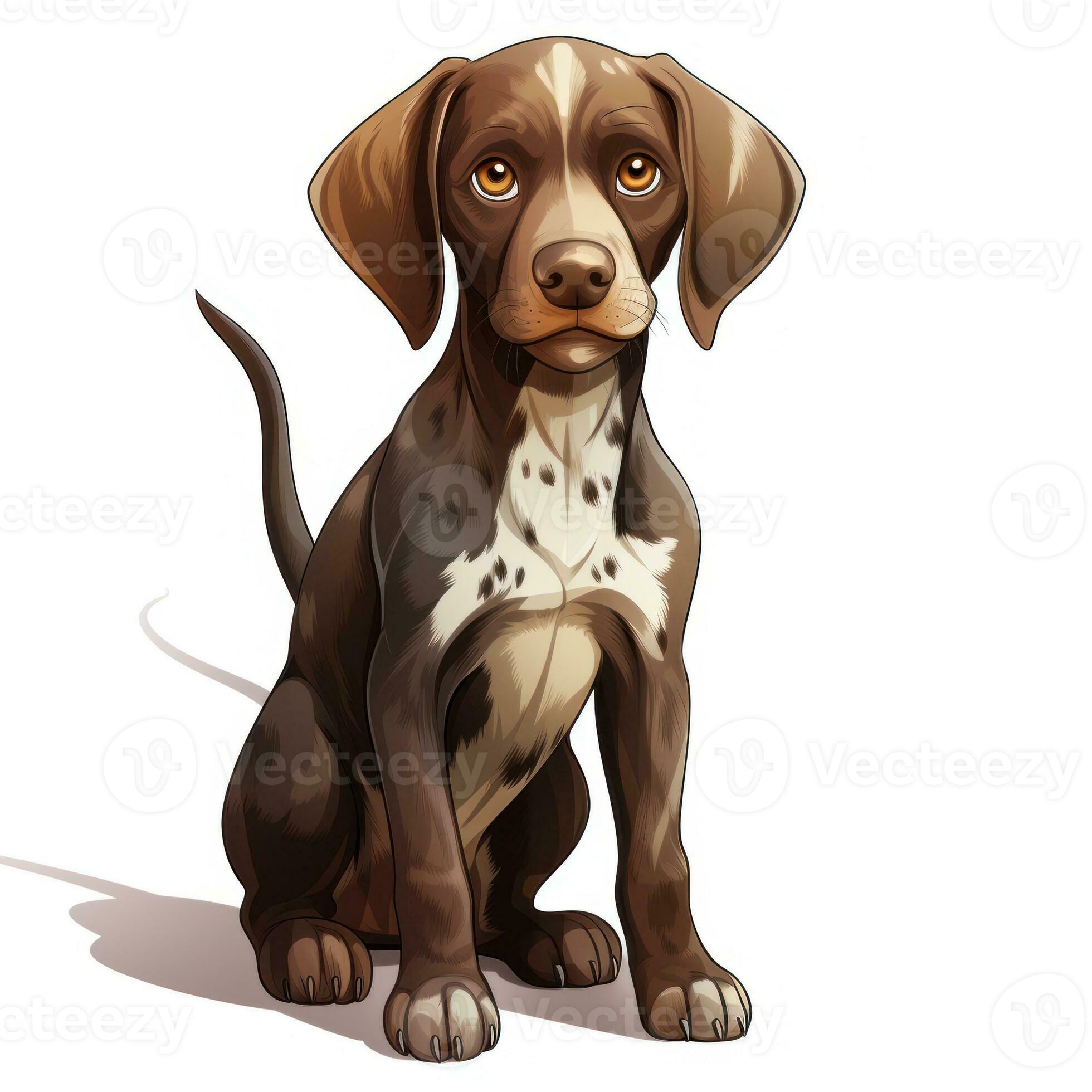 Cartoon german shorthaired pointer sale