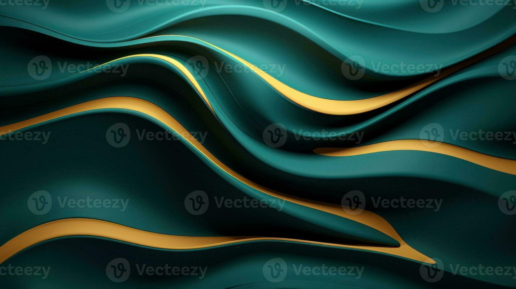 Abstract Wave Line Arts Background AI Generated photo
