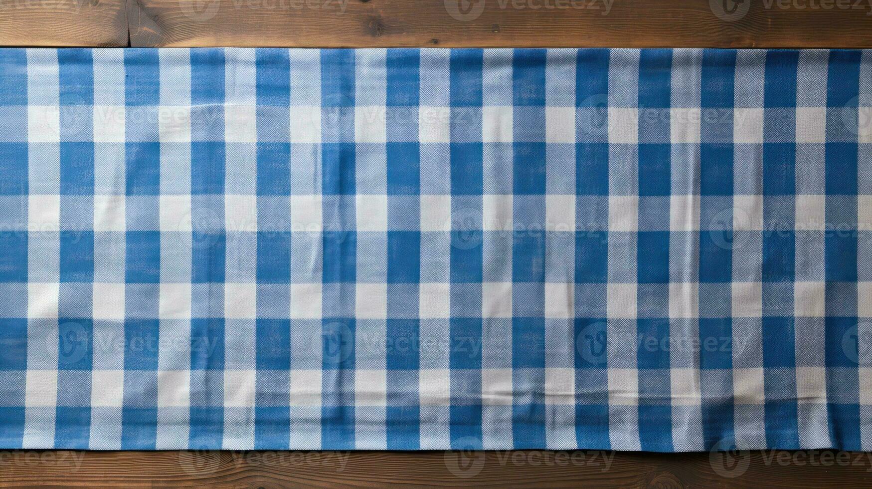 Bavarian Munich Blue and White Checkered Wooden Board AI Generated photo