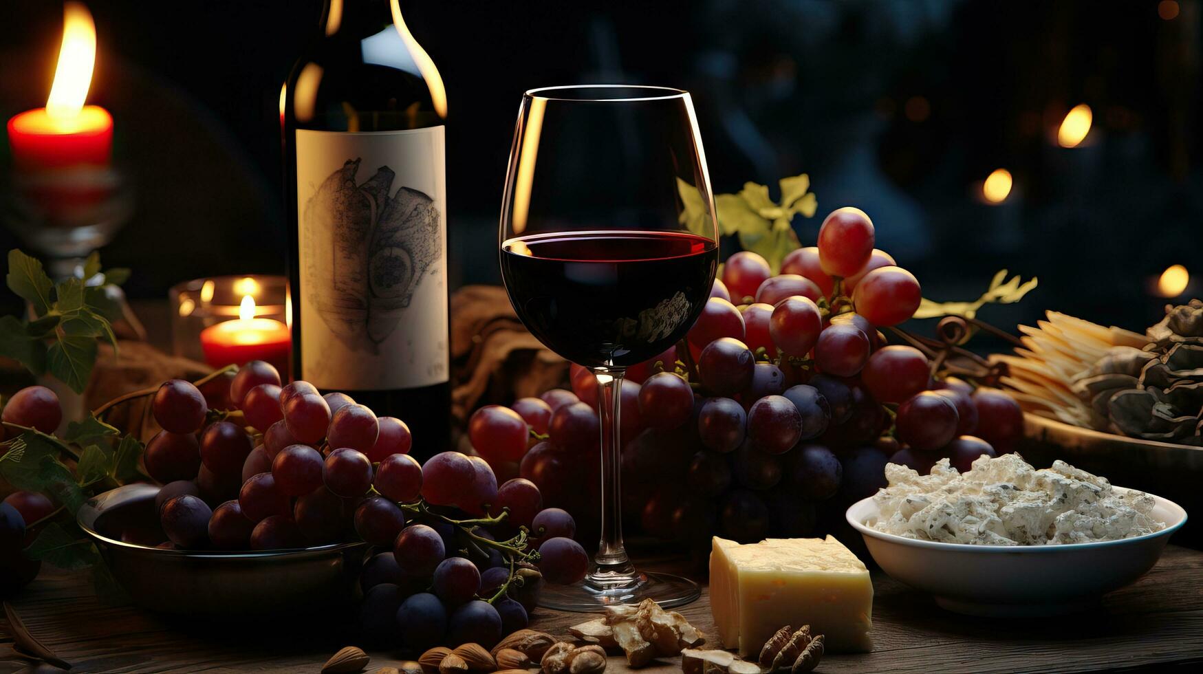 Delicious Expensive Wine  An Amazing HighQuality Image AI Generated photo