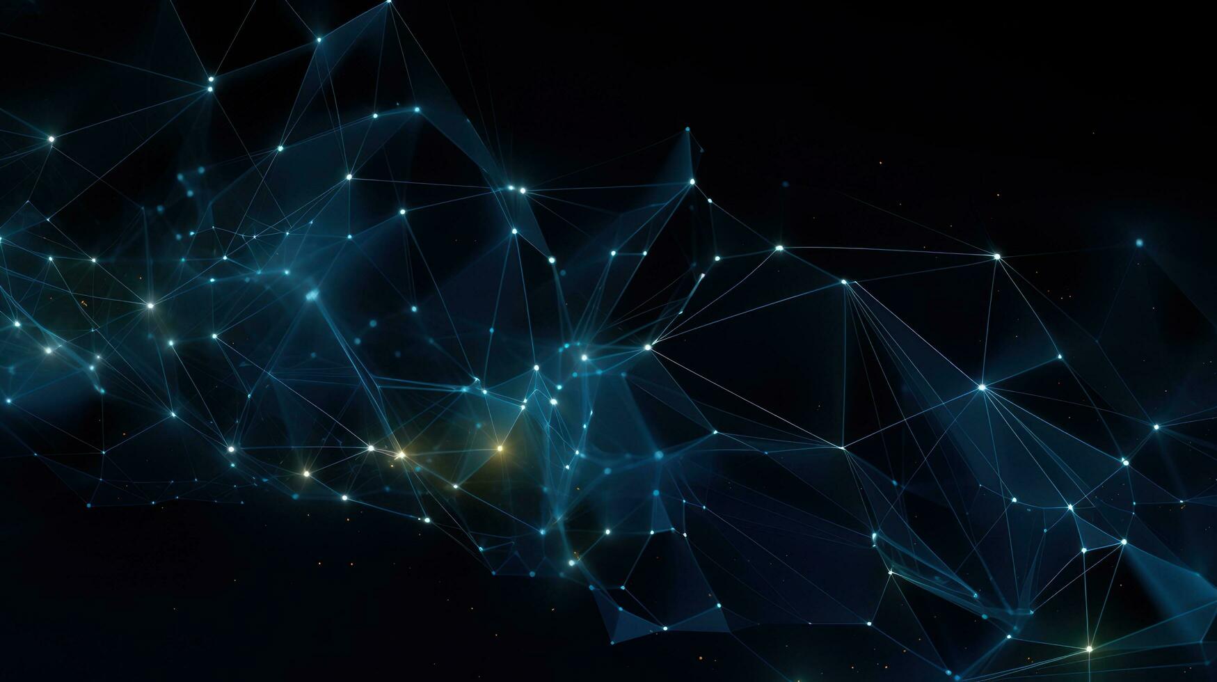 Minimalist Digital Background with Connected Lines AI Generated photo